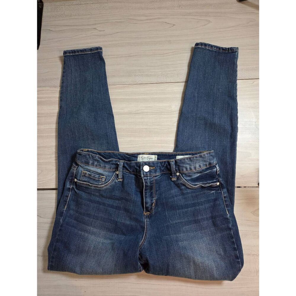 Jessica Simpson Kiss Me Skinny Jeans - Medium Wash - Size 10/30 - Distressed